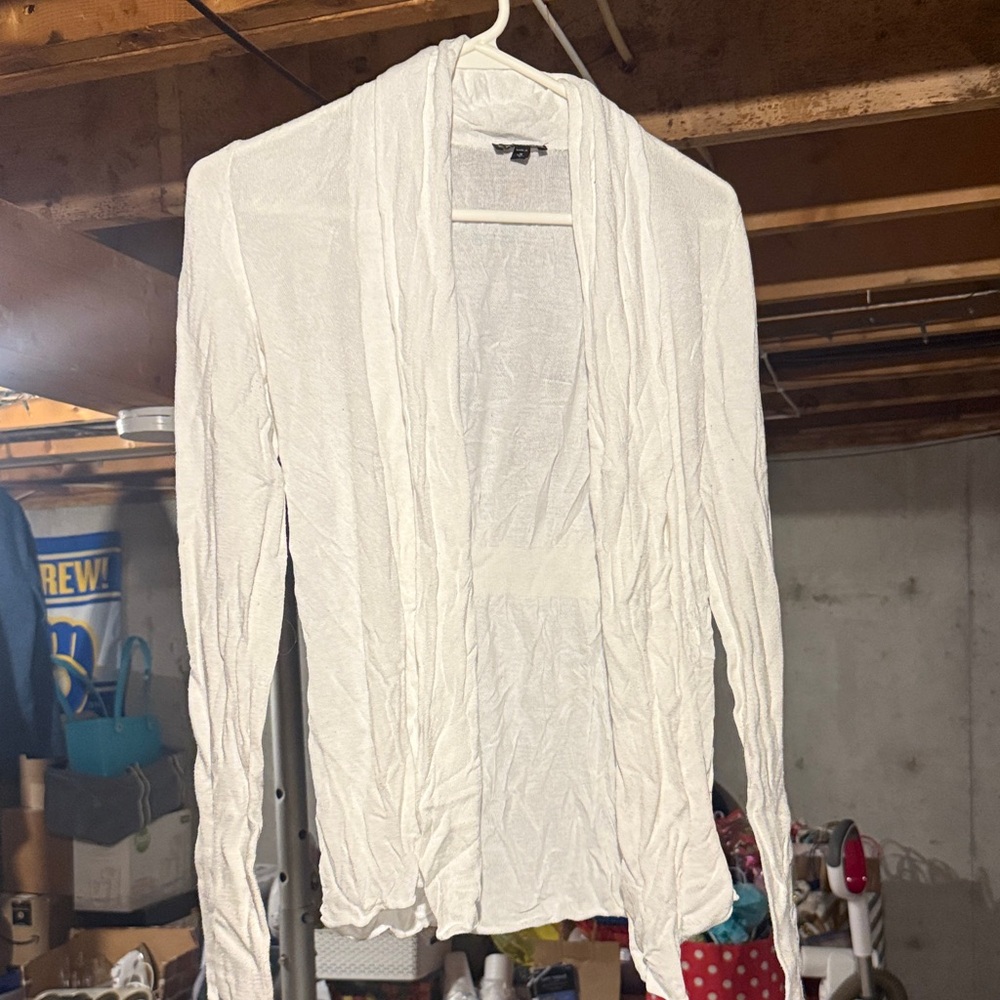 Express Ivory Knit Cardigan